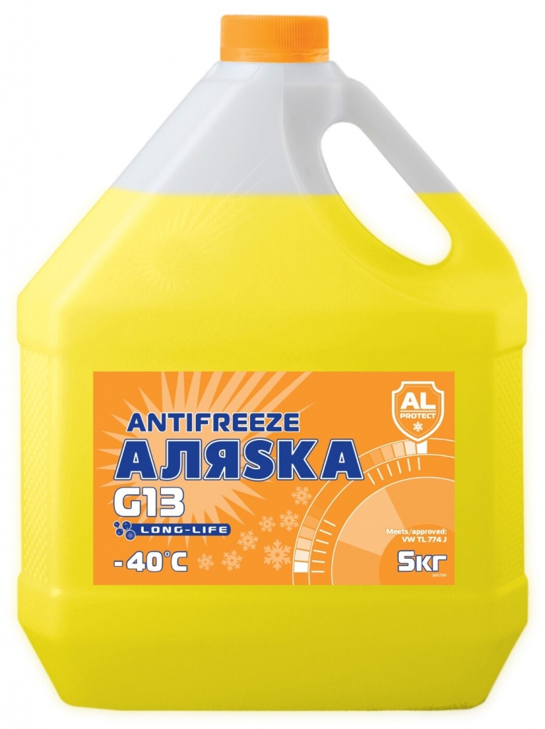 Antifreeze Аляsка G13 (желтый)