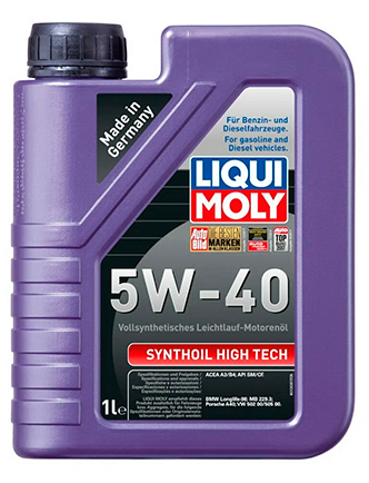 Синтетическое моторное масло Liqui Moly Synthoil High Tech 5W-40